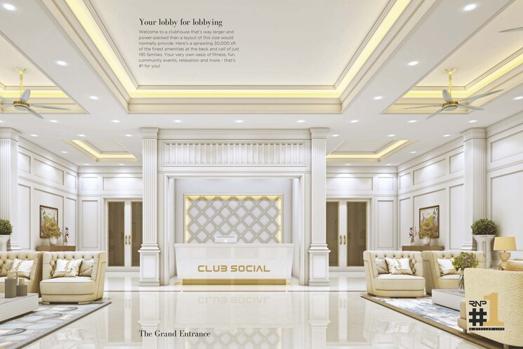 Living Room, rnp-1 3 Bedroom 1590 Sq.Ft. Apartment In Kondapur Hyderabad 7590014