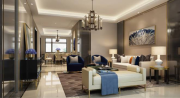 Living Room in 4 BHK Apartment at M3M Mansion, Sector 113 – for Sale