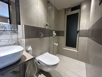 Bathroom in 2 BHK Apartment at Malad West – for Sale