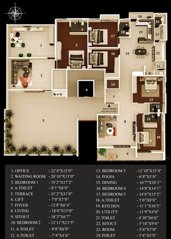 4 BHK Apartment For Resale in Govianu Grace Garden Benson Town Bangalore  7591212