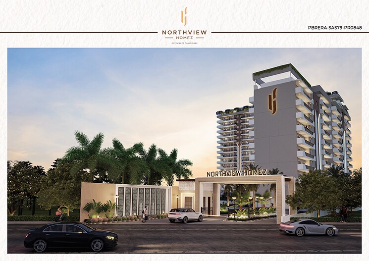 Exterior View, northview-homez 4 Bedroom 2891 Sq.Ft. Penthouse In Ambala Highway Zirakpur 7591613