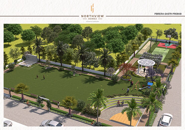 Garden, northview-homez 4 Bedroom 2891 Sq.Ft. Penthouse In Ambala Highway Zirakpur 7591613