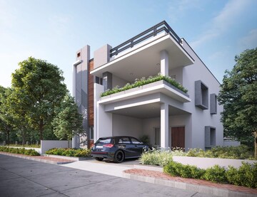 4 BHK Villa – Exterior View View at Srigdhas Rising East, Pocharam - for Sale
