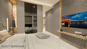Bedroom in 4 BHK Apartment at Horizon Highgrove, Mundhwa – for Sale