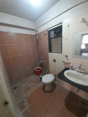 Bathroom in 2 BHK Apartment at Dorabjee Paradise Building A&B Condominium, Mohammadwadi – for Rent