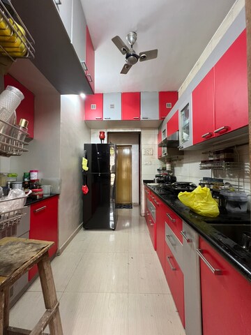 Kitchen in 2 BHK Apartment at Parsik Nagar – for Sale