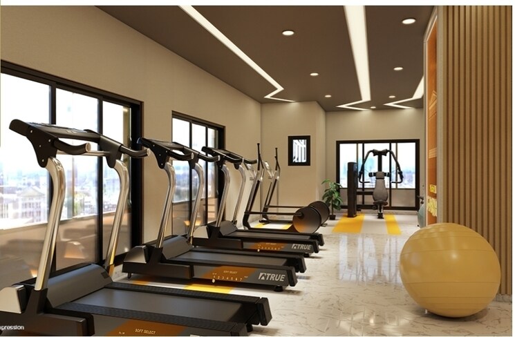Gym, kabra-garnet 3 Bedroom 828 Sq.Ft. Apartment In Malad West Mumbai 7595298
