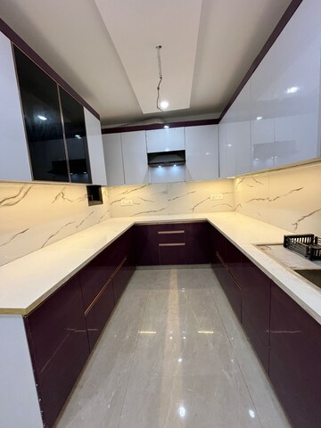 Kitchen in 3 BHK Builder Floor at Chattarpur – for Sale