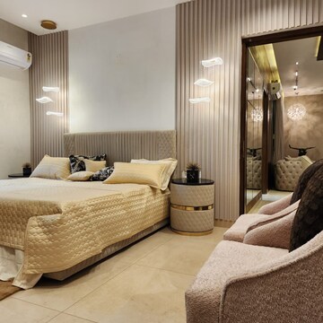 Living Room in 3 BHK Apartment at Maya Green Lotus Utsav, International Airport Road – for Sale