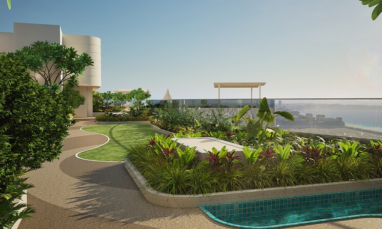 Garden, rustomjee-180-bayview 3 Bedroom 1407 Sq.Ft. Apartment In Matunga West Mumbai 7597802