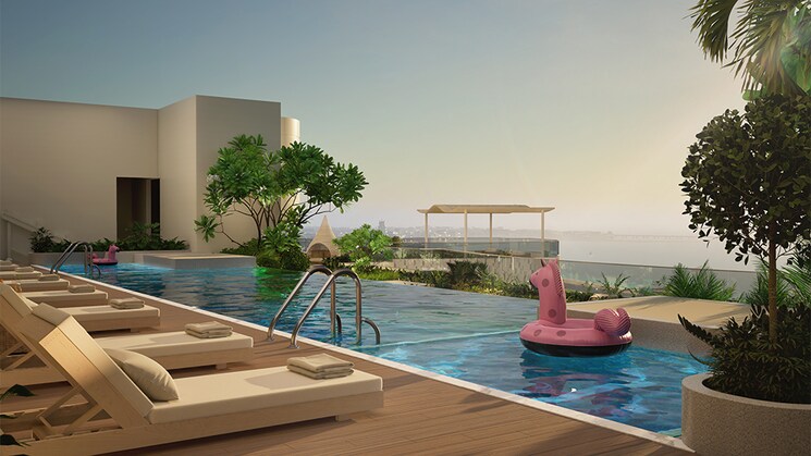 Swimming Pool, rustomjee-180-bayview 3 Bedroom 1407 Sq.Ft. Apartment In Matunga West Mumbai 7597802