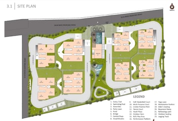 Master Plan in 3 BHK Apartment at Namishree Vrindavan, Kondapur – for Sale