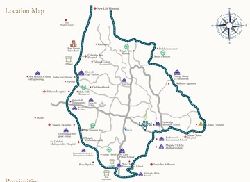  Plot – Map Location View at Neelanchal KNS Laurel, Sarjapur Road - for Sale