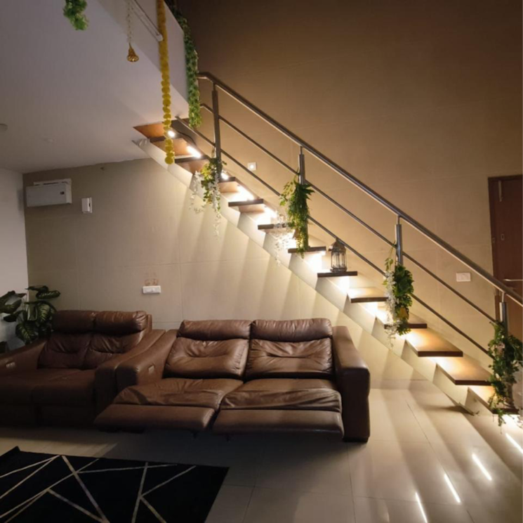 Living Room, paranjape-blue-ridge 1 Bedroom 555 Sq.Ft. Apartment In Bhoirwadi Pune 7599742