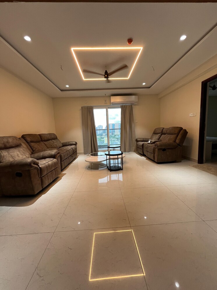 Living Room, vasavi-gp-trends 4 Bedroom 4590 Sq.Ft. Builder Floor In Nanakramguda Hyderabad 7599664