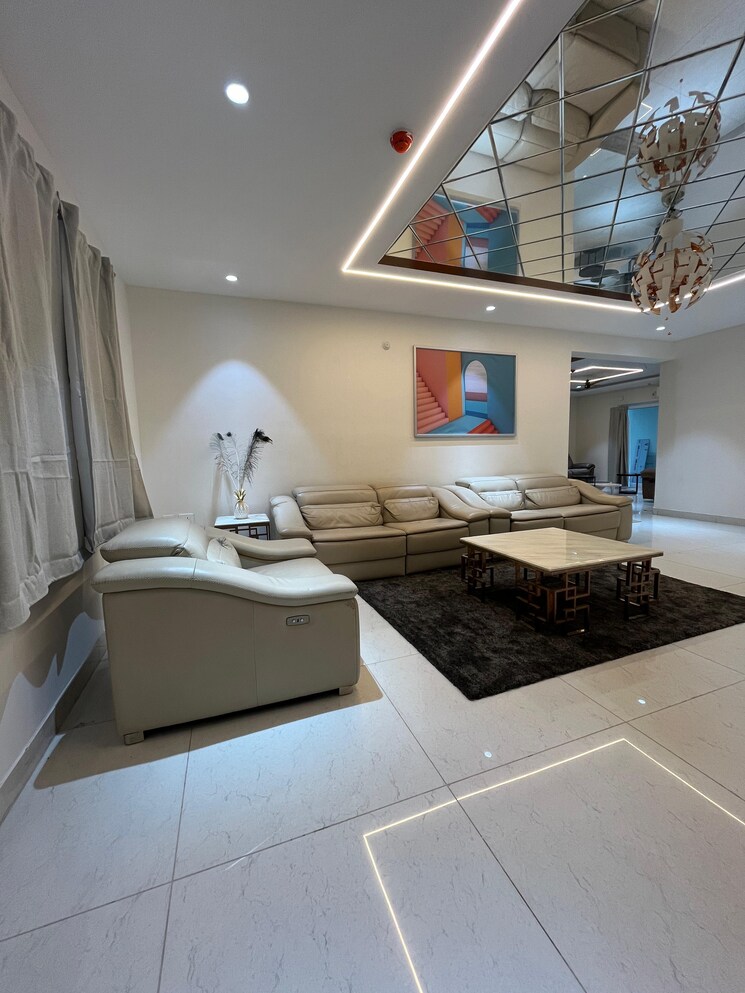 Master Bedroom, vasavi-gp-trends 4 Bedroom 4590 Sq.Ft. Builder Floor In Nanakramguda Hyderabad 7599664