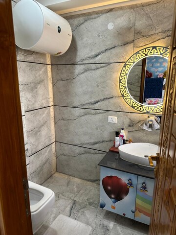 Bathroom in 4 BHK Builder Floor at Unitech South City II, Sector 50 – for Sale