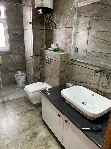 Bathroom in 4 BHK Builder Floor at Unitech South City II, Sector 50 – for Sale