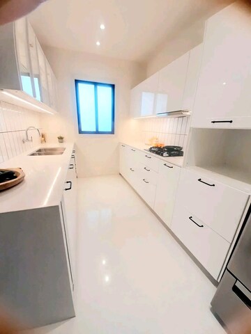 Kitchen in 1 BHK Apartment at Vihang Marina, Ghodbunder Road – for Sale