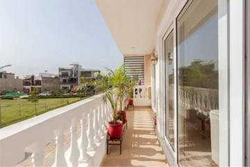 Balcony in 3 BHK Apartment at Malwa Escon Primera, International Airport Road – for Sale