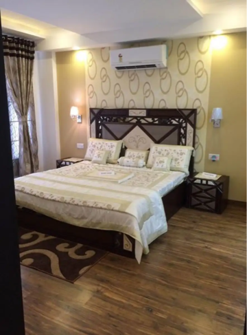 Bedroom in 3 BHK Apartment at Golden Sand Apartments, Dhakoli Village – for Sale