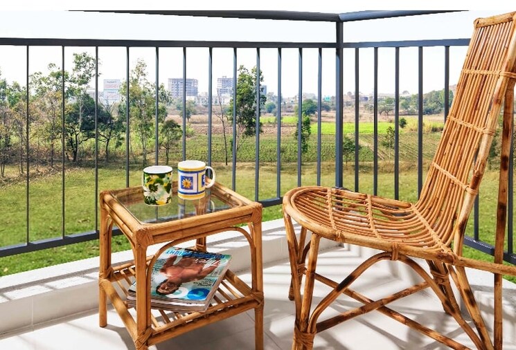 Balcony, peninsula-address-one 3 Bedroom 615 Sq.Ft. Apartment In Gahunje Pune 7589885