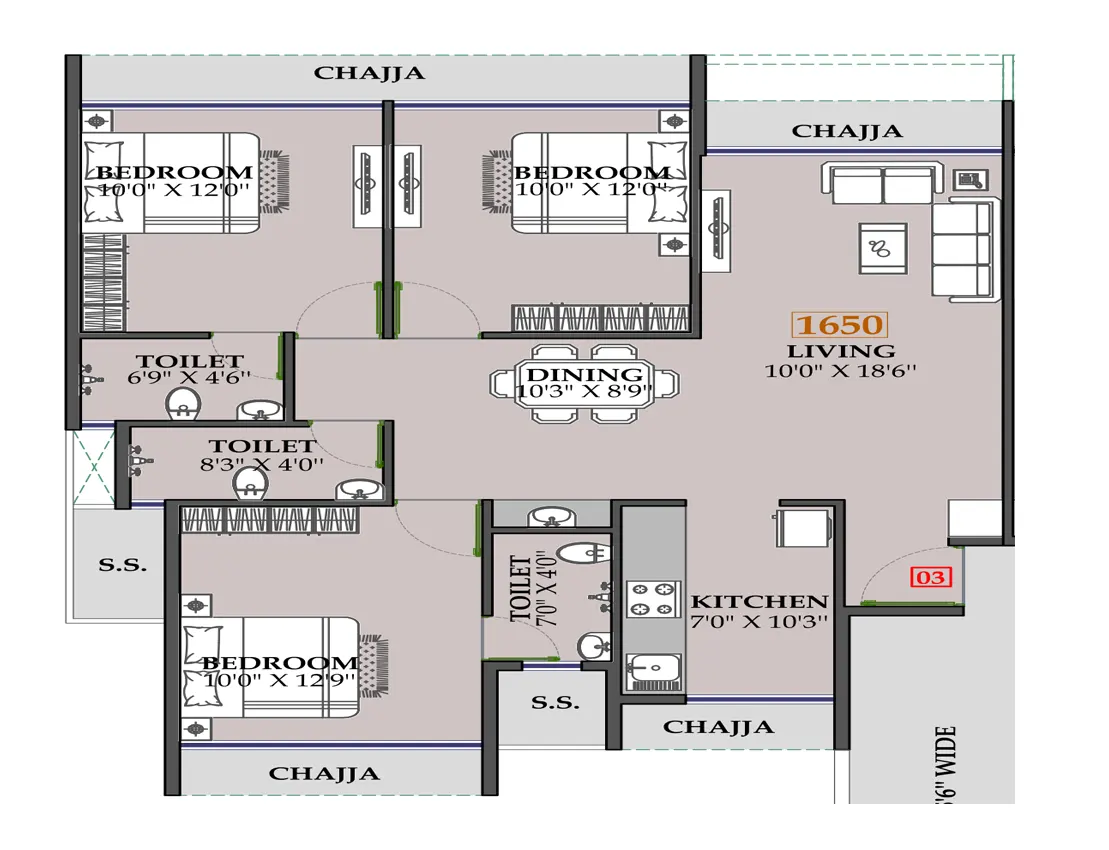 2 BHK Apartment For Resale in Gurukrupa Aramus Rudra Kharghar Sector 18 Navi Mumbai  7602326