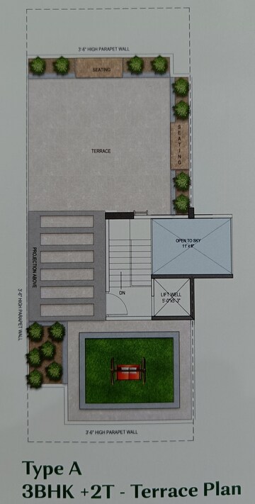 Room in 3 BHK Builder Floor at Landmark Avana, Sector 95 – for Sale