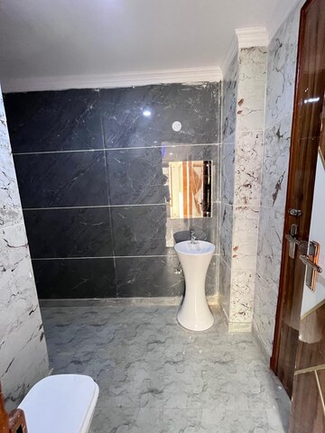 Bathroom in 3 BHK Builder Floor at Khirki Extension – for Sale