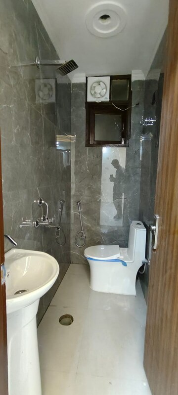 Bathroom in 3 BHK Builder Floor at Chattarpur – for Sale
