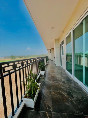 Balcony in 3 BHK Apartment at Motia Harmony Greens, Kishanpura – for Sale