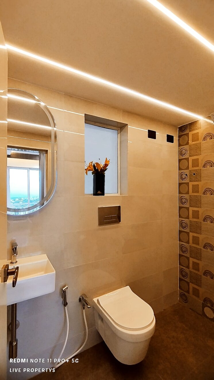 Bathroom, laukik-vastu-luxuria 2 Bedroom 606 Sq.Ft. Apartment In P And T Colony Thane 7605335
