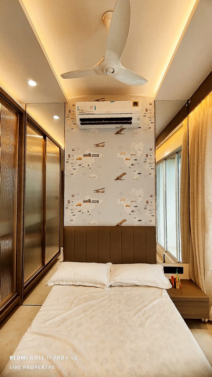 Bedroom, laukik-vastu-luxuria 2 Bedroom 606 Sq.Ft. Apartment In P And T Colony Thane 7605335