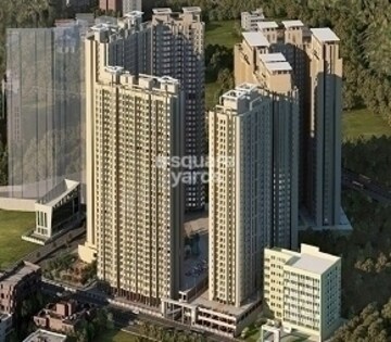 2 BHK Apartment – Exterior View View at Dosti Planet North Phase 2 Dosti Jade, Shilphata - for Sale