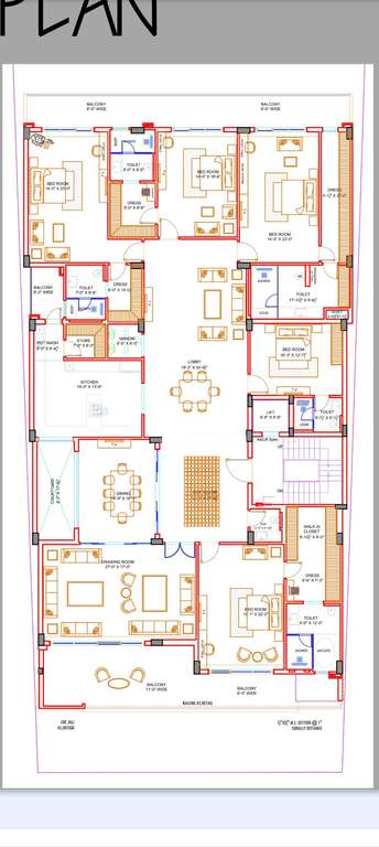 5 BHK Builder Floor For Resale in Sushant Lok Iii Gurgaon  7606370