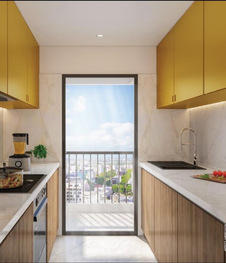 Kitchen, chandak-treesourus 4 Bedroom 1482 Sq.Ft. Apartment In Malad West Mumbai 7606720