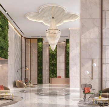 Building Lobby in 2 BHK Apartment at Chandak Treesourus, Malad West – for Sale