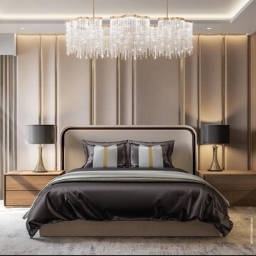 Bedroom in 2 BHK Apartment at Chandak Treesourus, Malad West – for Sale
