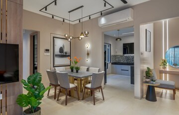 Living Room in 3 BHK Apartment at Unique K Pune, Bavdhan – for Sale