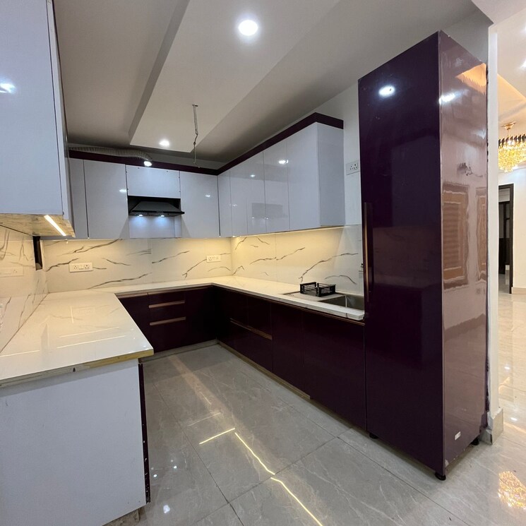 Kitchen, palm-residency-chhatarpur 3 Bedroom 1400 Sq.Ft. Builder Floor In Rajpur Khurd Extension Delhi 7607261