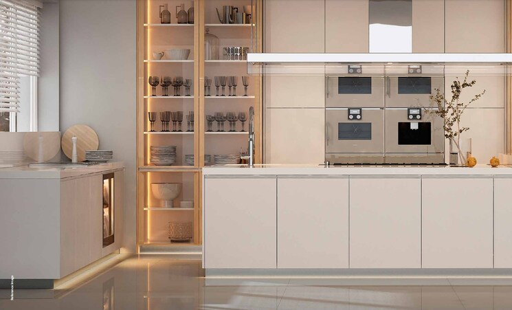 Kitchen, m3m-mansion 3.5 Bedroom 2342 Sq.Ft. Apartment In Sector 113 Gurgaon 7608332