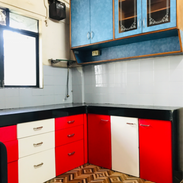 Kitchen in 2 BHK Apartment at Veda CHS, Dahisar West – for Sale