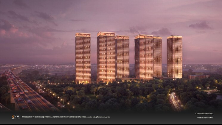 Exterior View, max-estate-360 4 Bedroom 3531 Sq.Ft. Apartment In Sector 36a Gurgaon 7609112