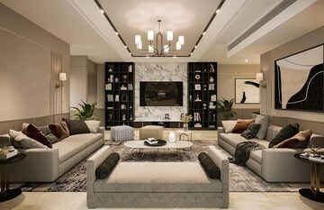 Living Room in 3 BHK Apartment at Tarc Ishva, Sector 63a – for Sale
