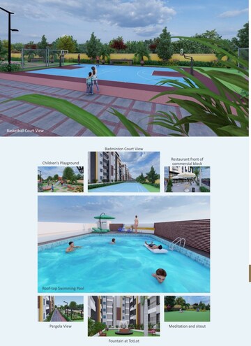Swimming Pool in 2 BHK Apartment at Vasu Sri Pride, Dundigal – for Sale