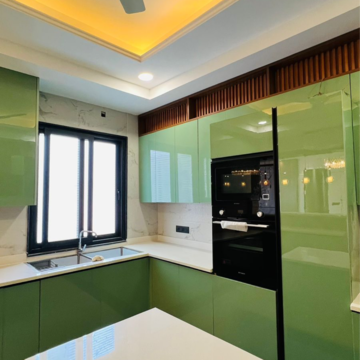 Kitchen in 4 BHK Builder Floor at Uppal Southend, Sector 49 – for Sale