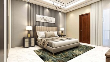 Bedroom in 3 BHK Apartment at Hermitage Centralis, Vip Road – for Sale