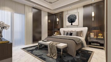Bedroom in 3 BHK Apartment at Hermitage Centralis, Vip Road – for Sale