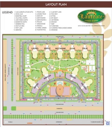 Master Plan in 4 BHK Apartment at Parx Laureate, Sector 108 – for Sale