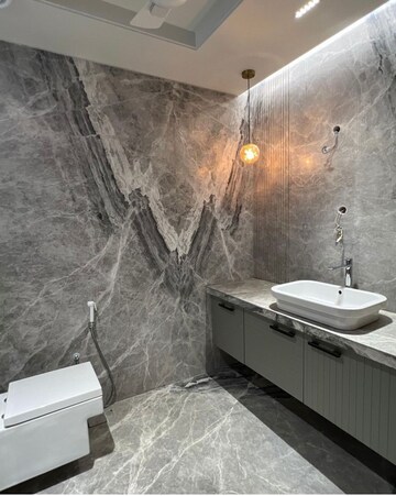 Bathroom in 4 BHK Builder Floor at Sushant Lok 2, Sector 57 – for Sale
